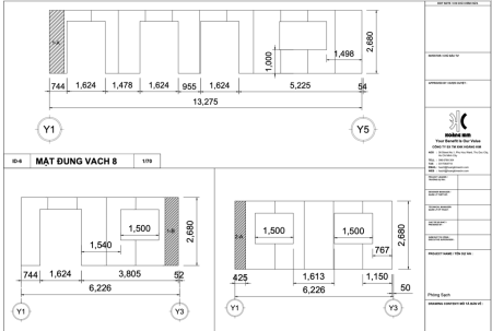 Bản vẽ biện pháp thi công vách panel
